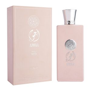 Coffret et flacon Ajwaa Roses de Nusuk, parfum oriental disponible chez Maison HKM a Casablanca