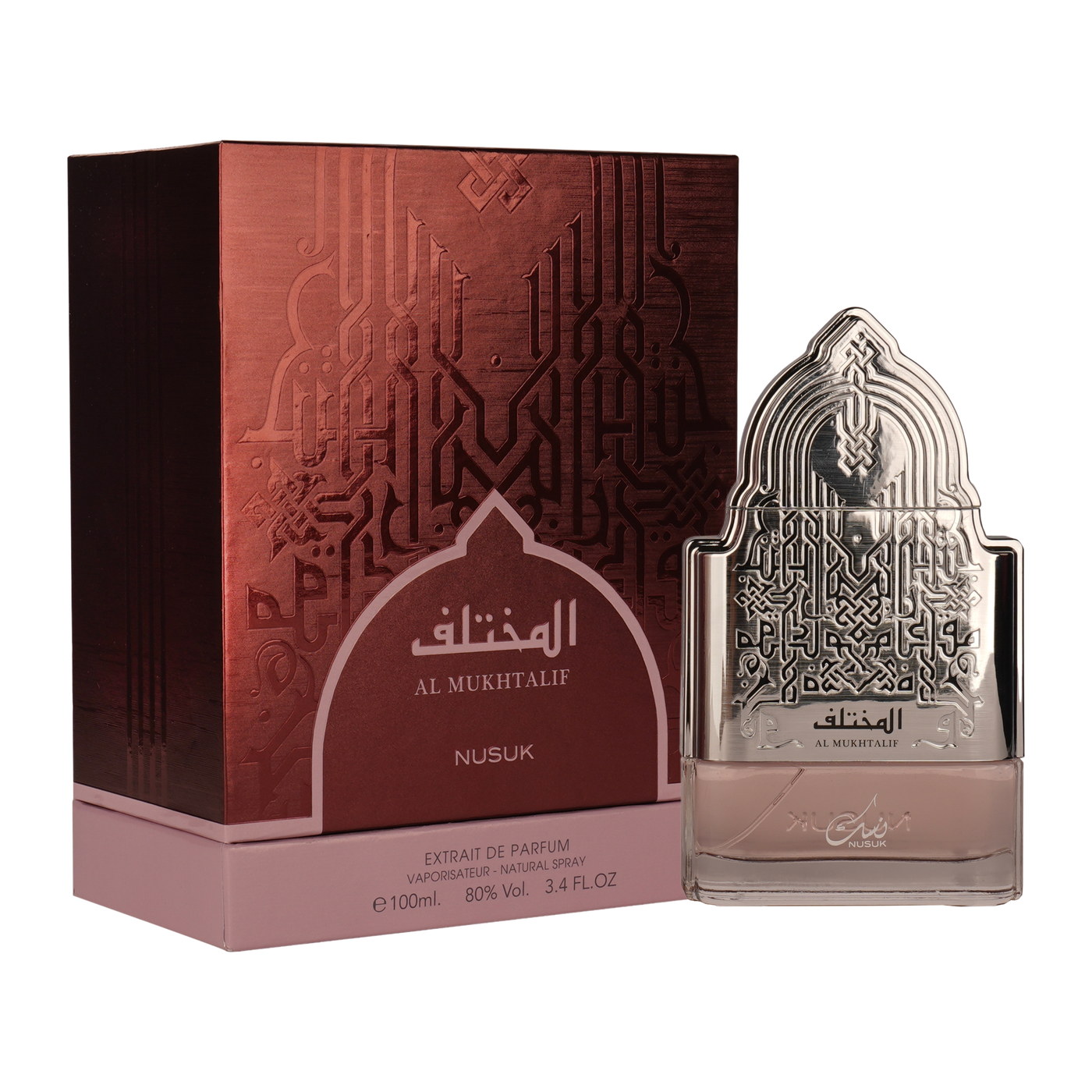 Al Mukhtalif — Nusuk Coffret et flacon Al Mukhtalif de Nusuk, parfum oriental disponible chez Maison HKM a Casablanca