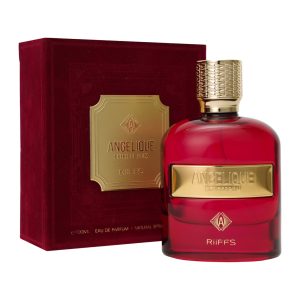 Coffret et flacon Angelique Extrait De Plum de Riiffs, parfum oriental disponible chez Maison HKM a Casablanca