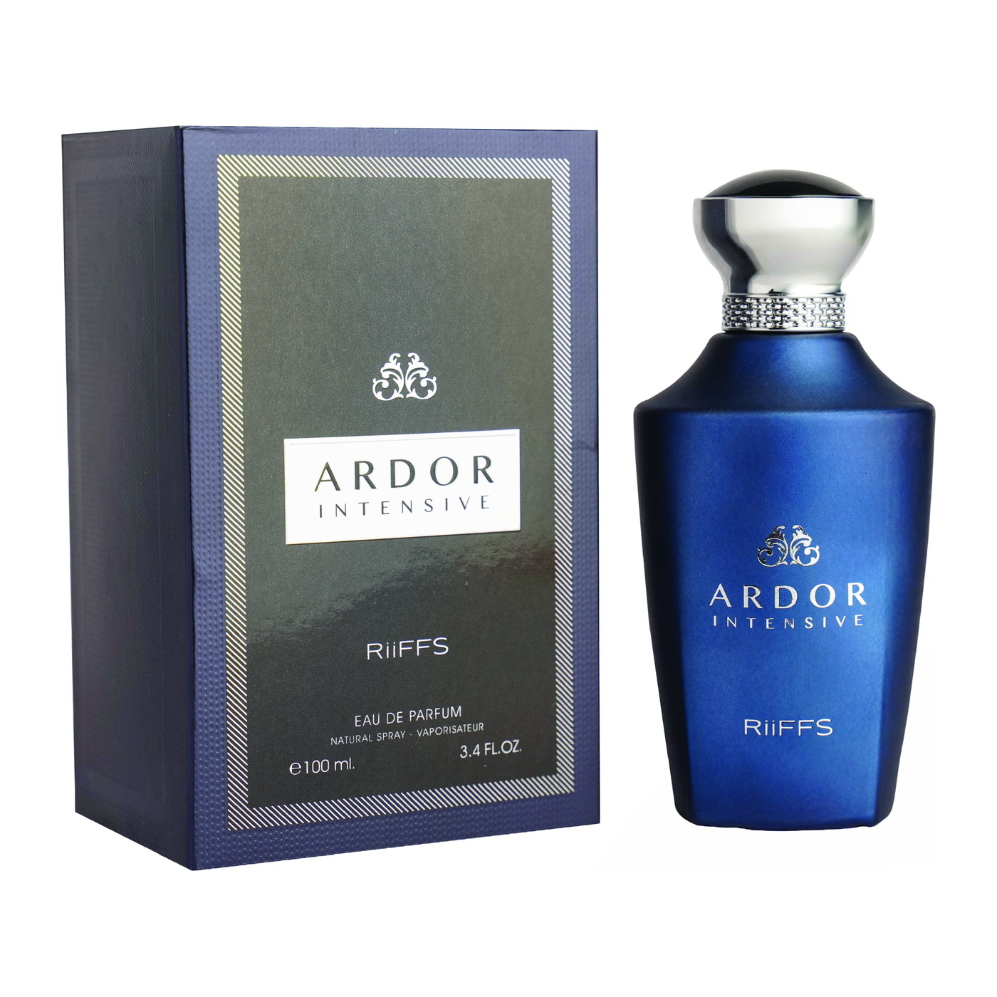 Ardor Intense — Riiffs Coffret et flacon Ardor Intense de Riiffs, parfum oriental disponible chez Maison HKM a Casablanca