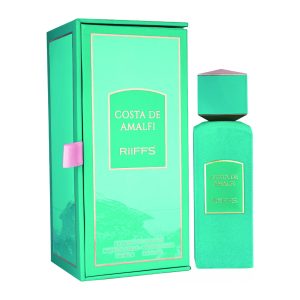 Coffret et flacon Costa De Amalfi de Riiffs, parfum oriental disponible chez Maison HKM a Casablanca