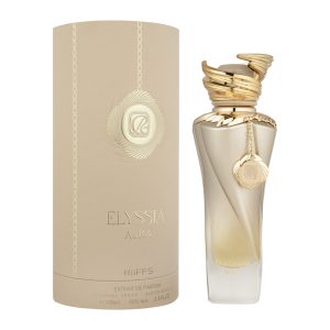 Coffret et flacon Elyssia Aura de Riiffs, parfum oriental disponible chez Maison HKM a Casablanca