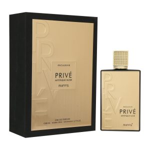 Coffret et flacon Exclusive Black Mistique de Riiffs, parfum oriental disponible chez Maison HKM a Casablanca