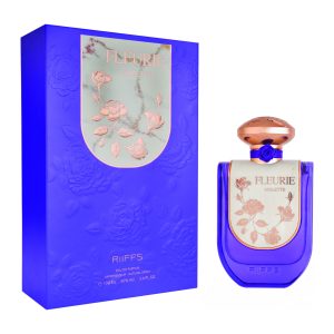 Coffret et flacon Fleurie Violette de Riiffs, parfum oriental disponible chez Maison HKM a Casablanca