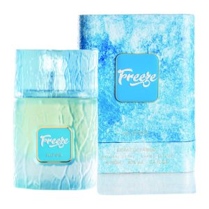 Coffret et flacon Freeze de Riiffs, parfum oriental disponible chez Maison HKM a Casablanca