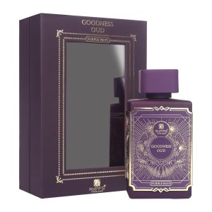 Coffret et flacon Goodness Oud Purple de Riiffs, parfum oriental disponible chez Maison HKM a Casablanca