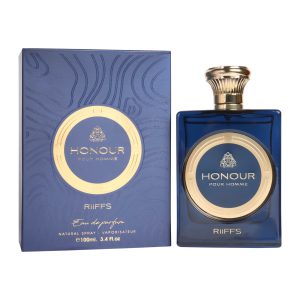 Coffret et flacon Honour de Riiffs, parfum oriental disponible chez Maison HKM a Casablanca