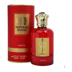 Coffret et flacon Imperial Rouge de Riiffs, parfum oriental disponible chez Maison HKM a Casablanca