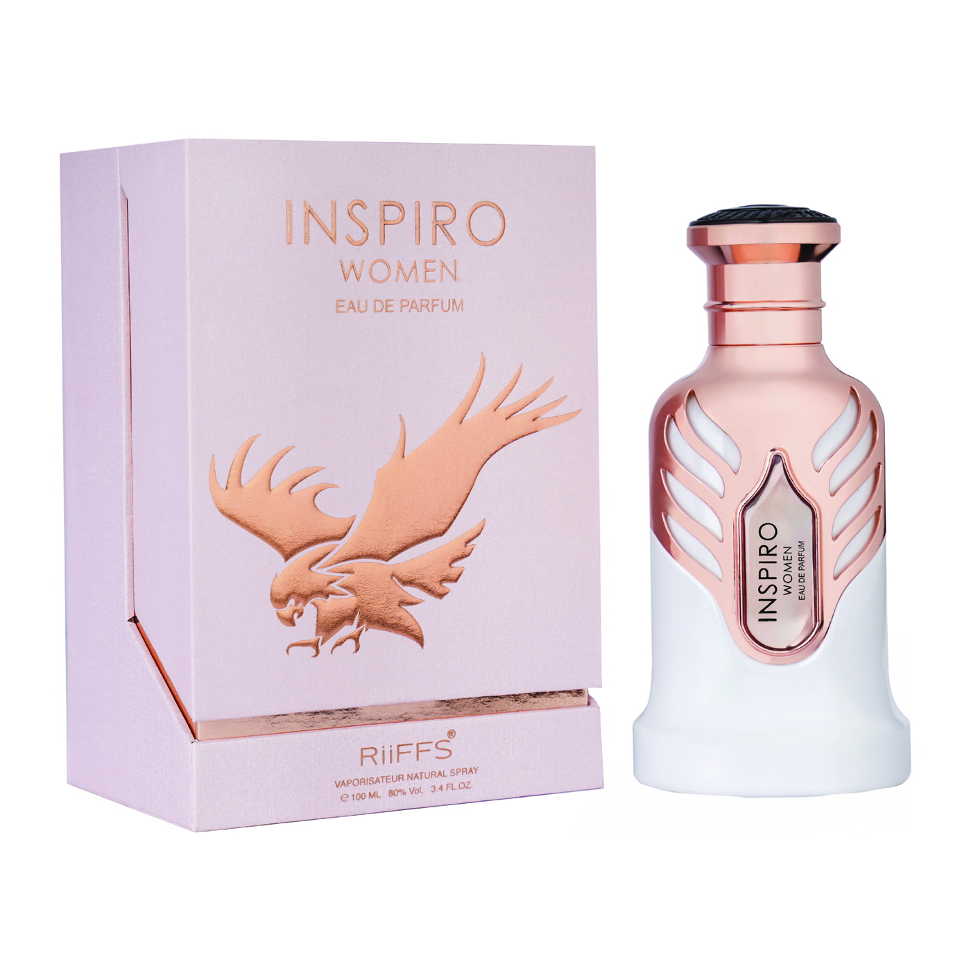 Inspiro Women — Riiffs Coffret et flacon Inspiro Women de Riiffs, parfum oriental disponible chez Maison HKM a Casablanca