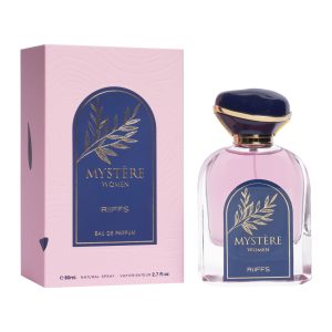 Coffret et flacon Mystere Women de Riiffs, parfum oriental disponible chez Maison HKM a Casablanca