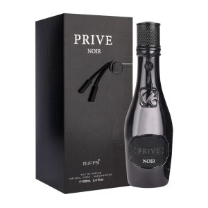 Coffret et flacon Prive Noir de Riiffs, parfum oriental disponible chez Maison HKM a Casablanca