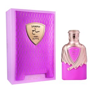 Coffret et flacon Samah Pearl de Riiffs, parfum oriental disponible chez Maison HKM a Casablanca