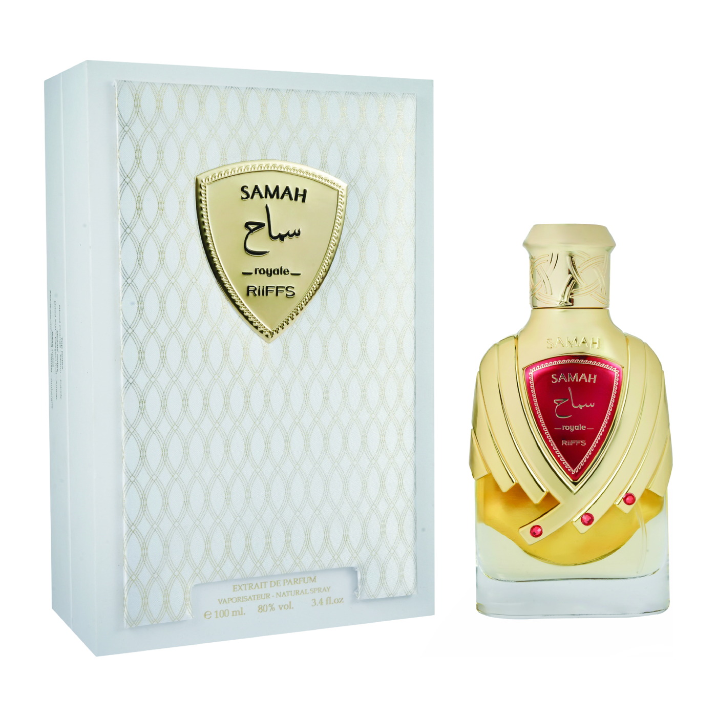 Samah Royale — Riiffs Coffret et flacon Samah Royale de Riiffs, parfum oriental disponible chez Maison HKM a Casablanca