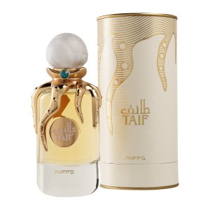 Coffret et flacon Taif Riiffs, parfum oriental chez Maison HKM Casablanca