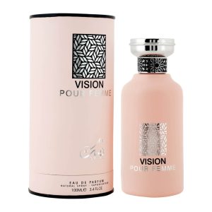 Coffret et flacon Vision Pour Femme de Riiffs, parfum oriental disponible chez Maison HKM a Casablanca