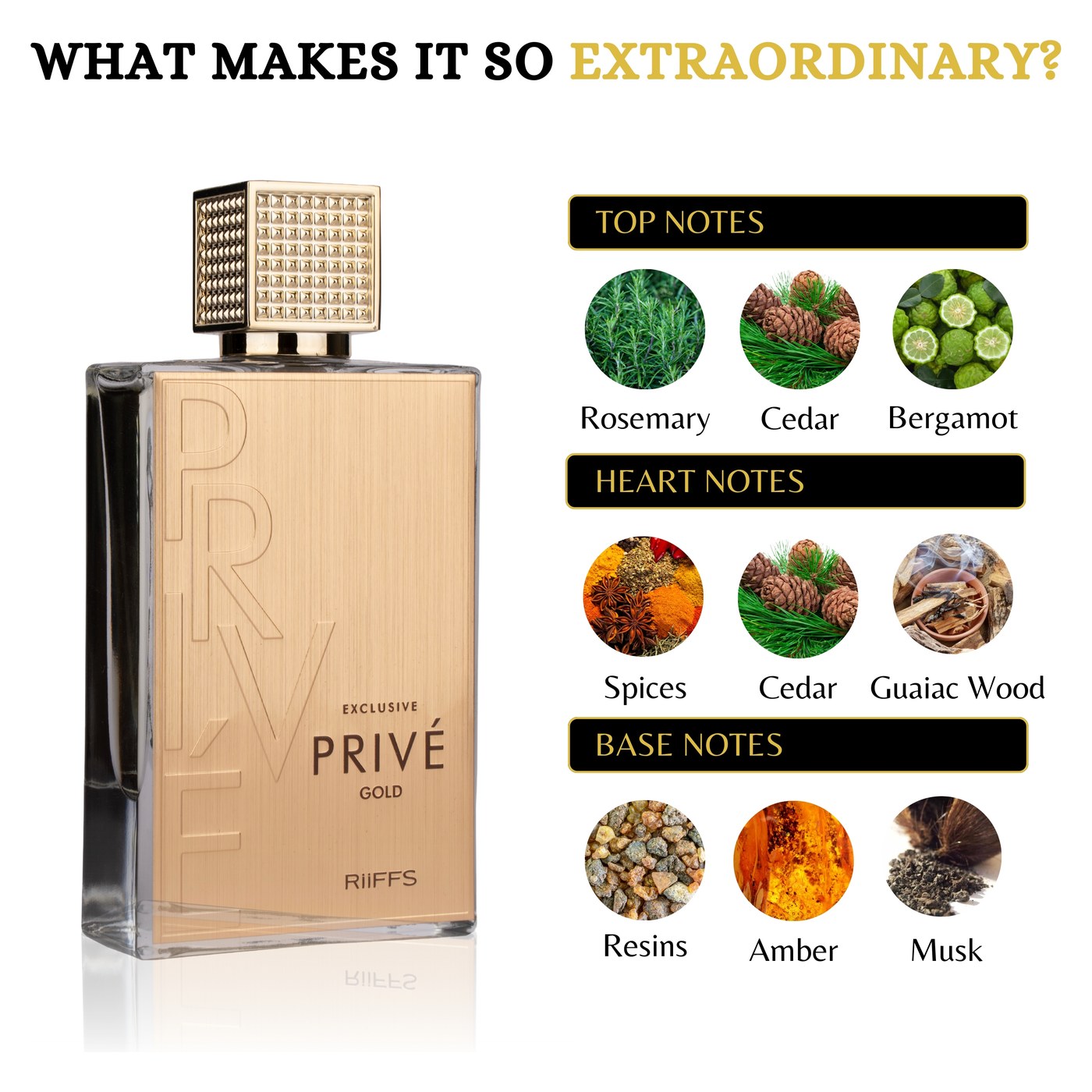 136_3 Exclusive Prive Gold - Riiffs 100ML – Image 3
