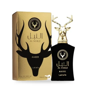 Al Noble Ameer de Lattafa, flacon et coffret 100 ml