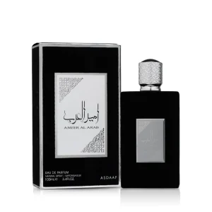 Coffret et flacon Ameer Al Arab d'Asdaaf, parfum disponible chez Maison HKM a Casablanca