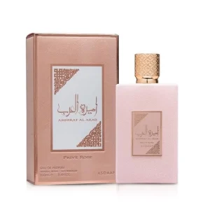 Ameerat Al Arab Prive Rose de Lattafa, flacon et coffret