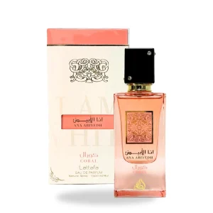 Ana Abiyedh Coral de Lattafa – flacon et coffret