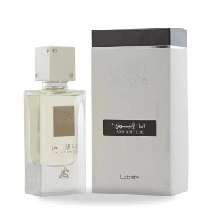 Ana Abiyedh de Lattafa – flacon et coffret