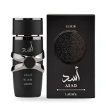 Asad Elixir de Lattafa, flacon et coffret 100 ml