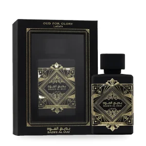 Badee Al Oud Glory de Lattafa, flacon et coffret 100 ml