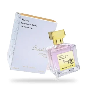 Barakkat Gentle Gold de Fragrance World, flacon et coffret 100 ml