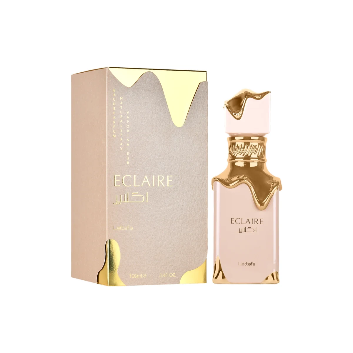 Eclaire de Lattafa – Eau de Parfum 100 ml Eclaire de Lattafa, flacon et coffret 100 ml