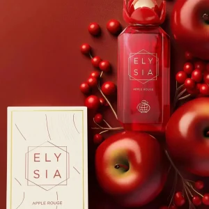 Elysia Apple Rouge de Fragrance World, flacon et coffret 100 ml