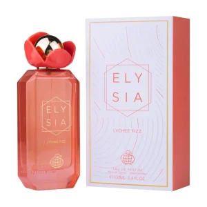 Elysia Lychee Fizz de Fragrance World, flacon et coffret 100 ml