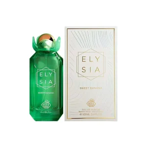 Elysia Sweet Banana de Fragrance World, flacon et coffret 100 ml