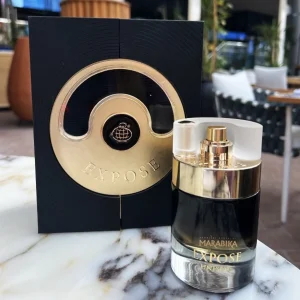 Expose Noir de Fragrance World, flacon et coffret 100 ml