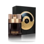 Expose Noir de Fragrance World, flacon et coffret 100 ml
