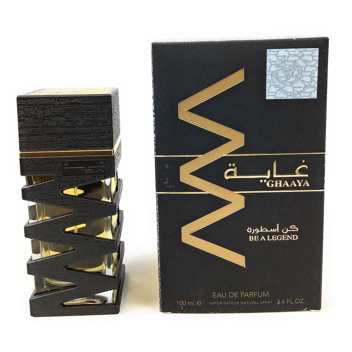 Ghaaya Be Legend d'Ard Al Zaafaran Ghaaya Be Legend d'Ard Al Zaafaran, flacon et coffret 100 ml