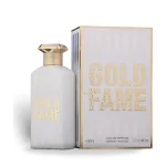 Gold Fame de Fragrance World – flacon et coffret