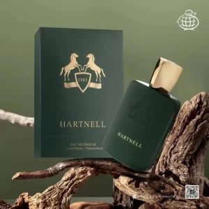 Coffret et flacon Hartnell de Fragrance World, parfum disponible chez Maison HKM a Casablanca