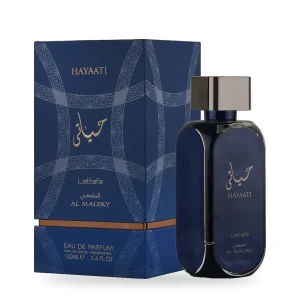 Hayaati Al Maleky de Lattafa, flacon et coffret 100 ml