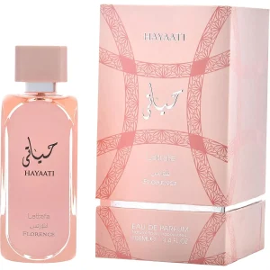 Hayaati Florence de Lattafa, flacon et coffret 100 ml