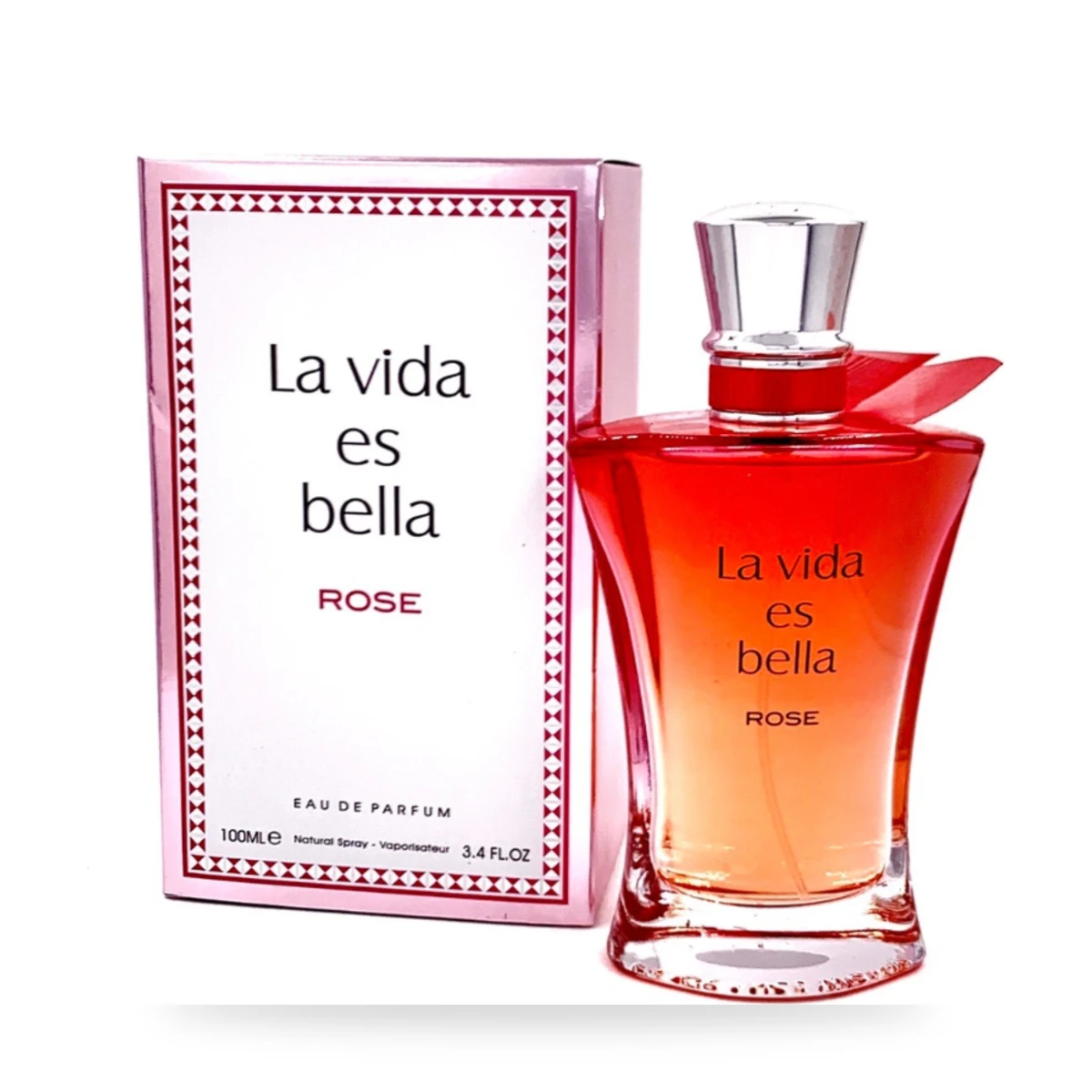 La Vida es Bella Rose de Fragrance World La Vida es Bella Rose de Fragrance World, flacon 100 ml