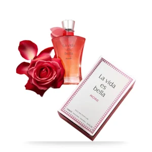 La Vida es Bella Rose de Fragrance World – flacon et coffret
