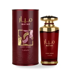 Mayar Cherry Intense de Lattafa – flacon et coffret