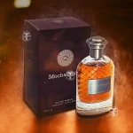 Mocha Wood de Fragrance World, mise en scène
