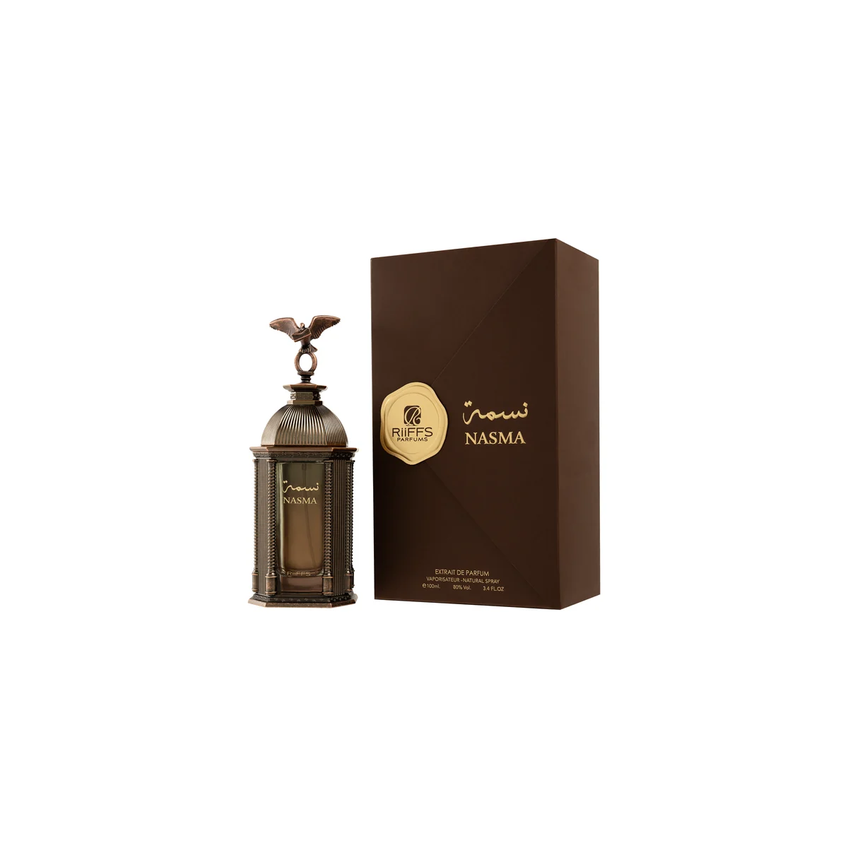 nasma-riiffs-100ml-maison-hkm Coffret et flacon Nasma de Riiffs, parfum disponible chez Maison HKM a Casablanca