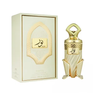 Coffret et flacon Noor de Riiffs, parfum disponible chez Maison HKM a Casablanca