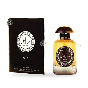 Ra'ed Oud de Lattafa, flacon et coffret 100 ml