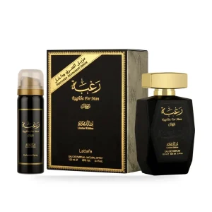 Raghba for Men de Lattafa – flacon et coffret