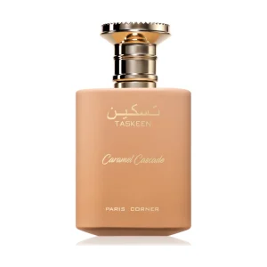 Taskeen Caramel Cascade de Paris Corner – Eau de Parfum 100 ml – flacon – Maison HKM Casablanca