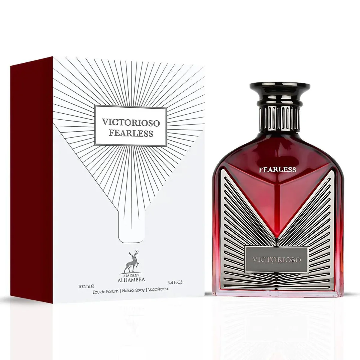 Victorioso Fearless de Maison Alhambra Victorioso Fearless de Maison Alhambra, flacon et coffret 100 ml