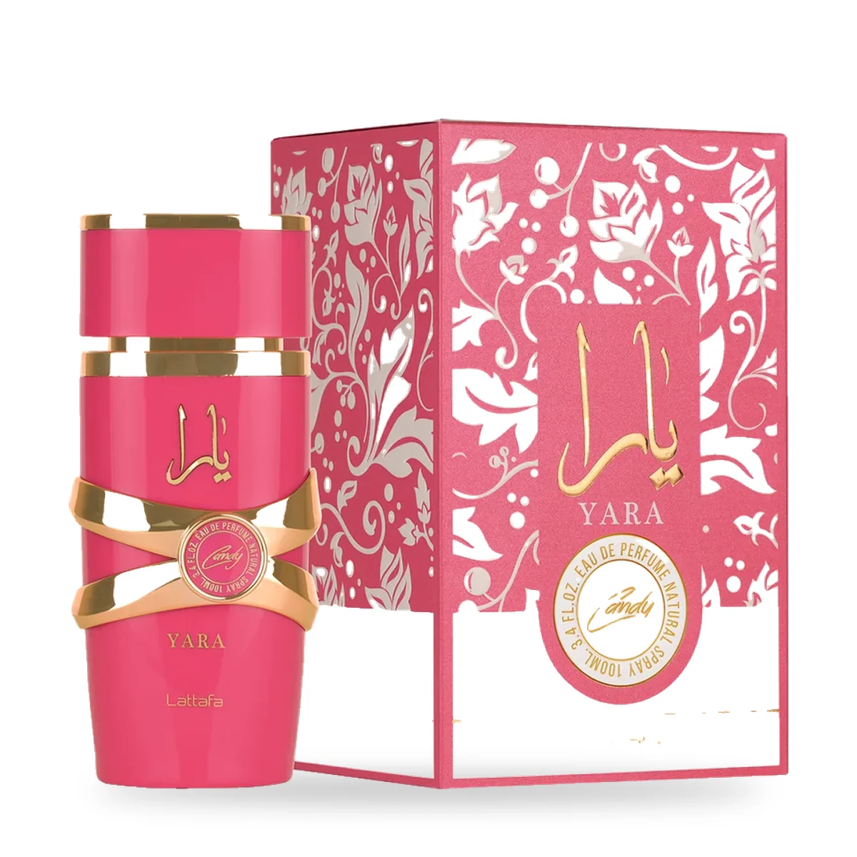 Yara Candy de Lattafa – Eau de Parfum 100 ml Yara Candy de Lattafa, flacon et coffret 100 ml